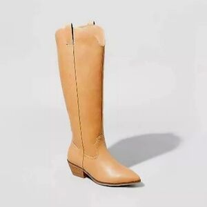 *Women's Sommer Western Boots - Universal Thread, Light Brown, Size 9
